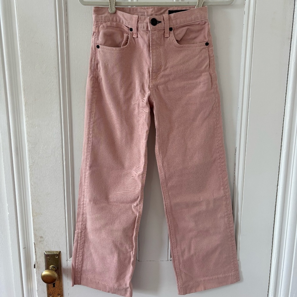Rag & Bone Twill Straight Leg Pants